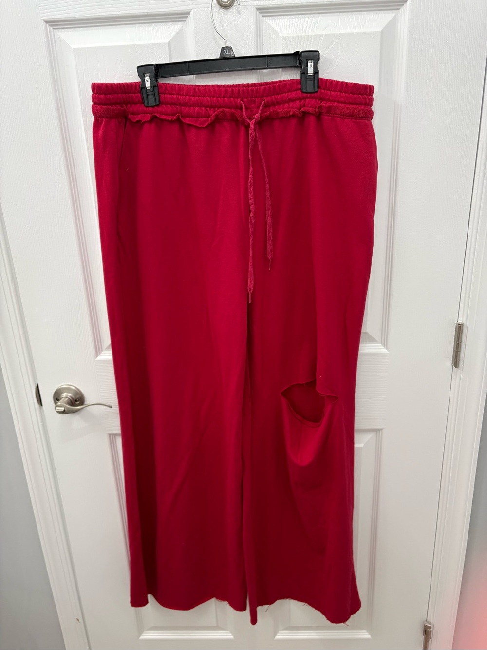 Red size 2X  Drawstring sweat Pants NWOT